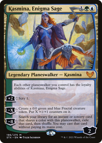 Kasmina, Enigma Sage (Promo Pack) [Strixhaven: School of Mages Promos]