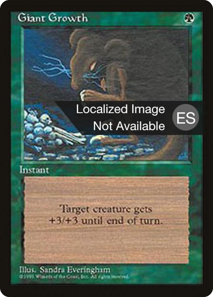Giant Growth [Fourth Edition Foreign Black Border]
