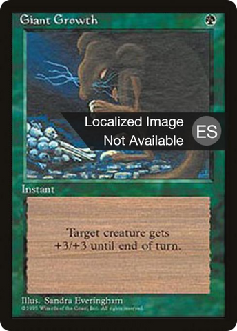 Giant Growth [Fourth Edition Foreign Black Border]
