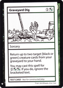 Graveyard Dig [Mystery Booster Playtest Cards]