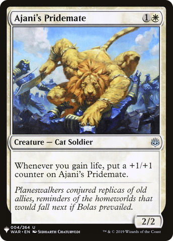 Ajani's Pridemate [Mystery Booster]