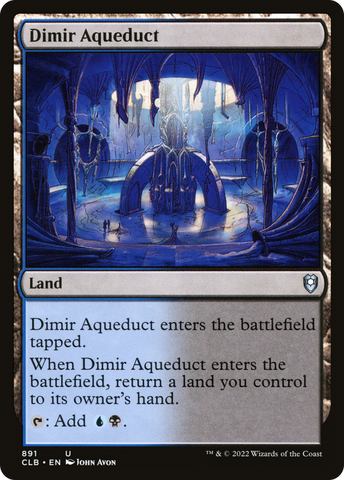 Dimir Aqueduct [Commander Legends: Battle for Baldur's Gate]