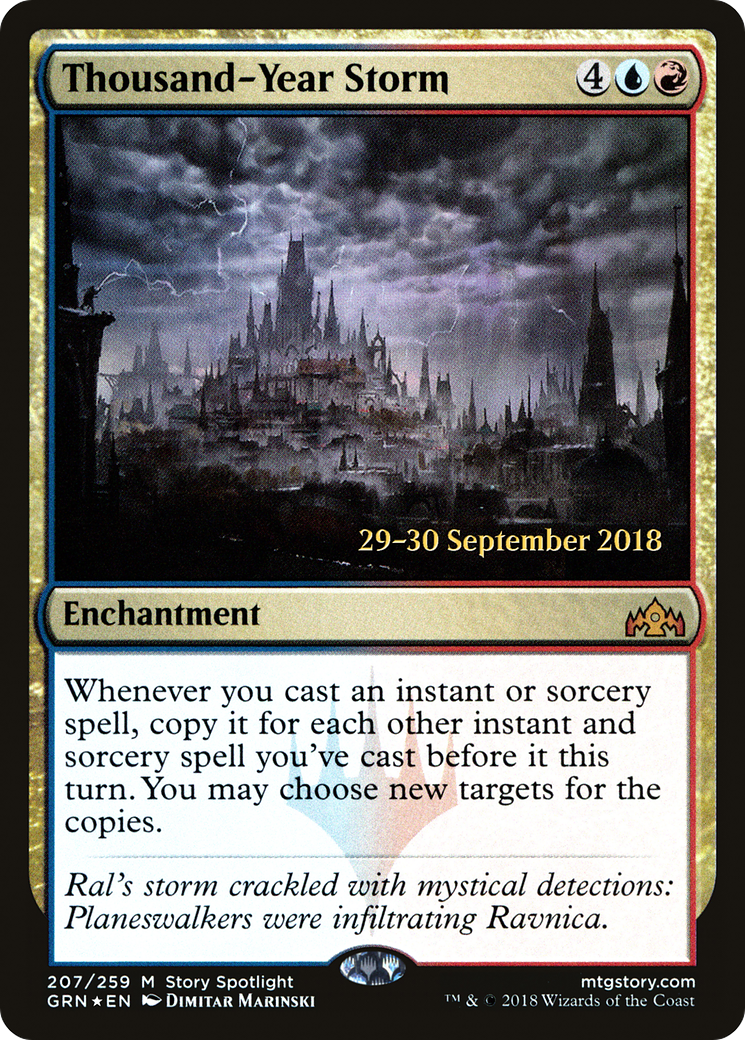 Thousand-Year Storm  [Guilds of Ravnica Prerelease Promos]