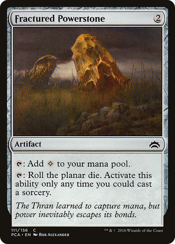 Fractured Powerstone [Planechase Anthology]