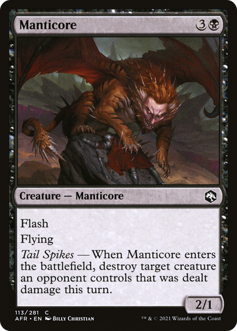 Manticore [Dungeons & Dragons: Adventures in the Forgotten Realms]