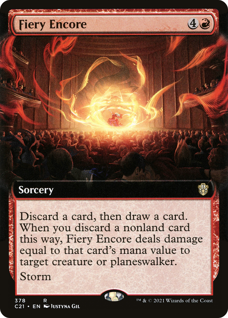 Fiery Encore (Extended) [Commander 2021]