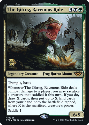 The Gitrog, Ravenous Ride [Outlaws of Thunder Junction Prerelease Promos]
