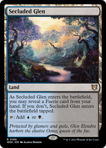 Secluded Glen [Wilds of Eldraine Commander]
