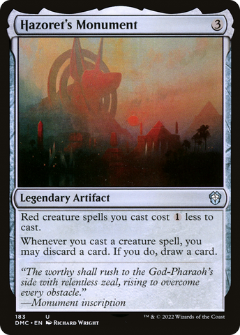 Hazoret's Monument [Dominaria United Commander]