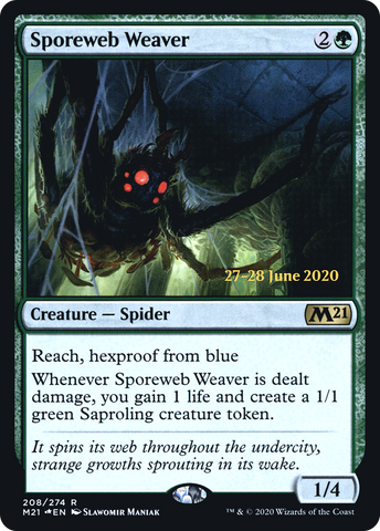 Sporeweb Weaver  [Core Set 2021 Prerelease Promos]