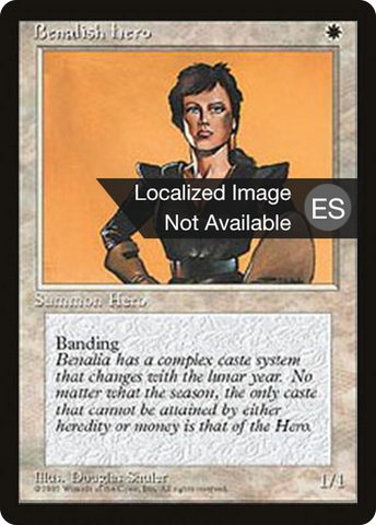 Benalish Hero [Fourth Edition Foreign Black Border]