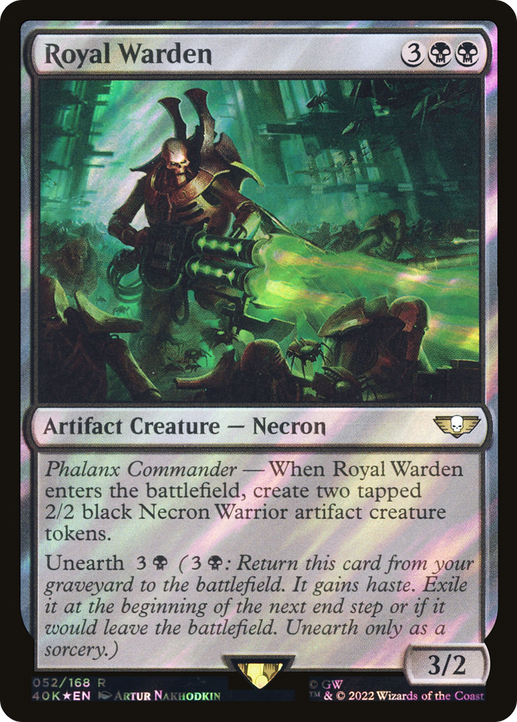 Royal Warden (Surge Foil) [Universes Beyond: Warhammer 40,000]