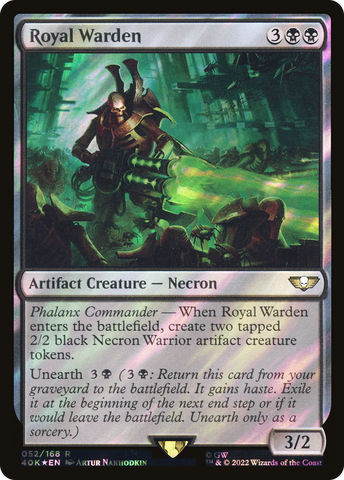 Royal Warden (Surge Foil) [Universes Beyond: Warhammer 40,000]