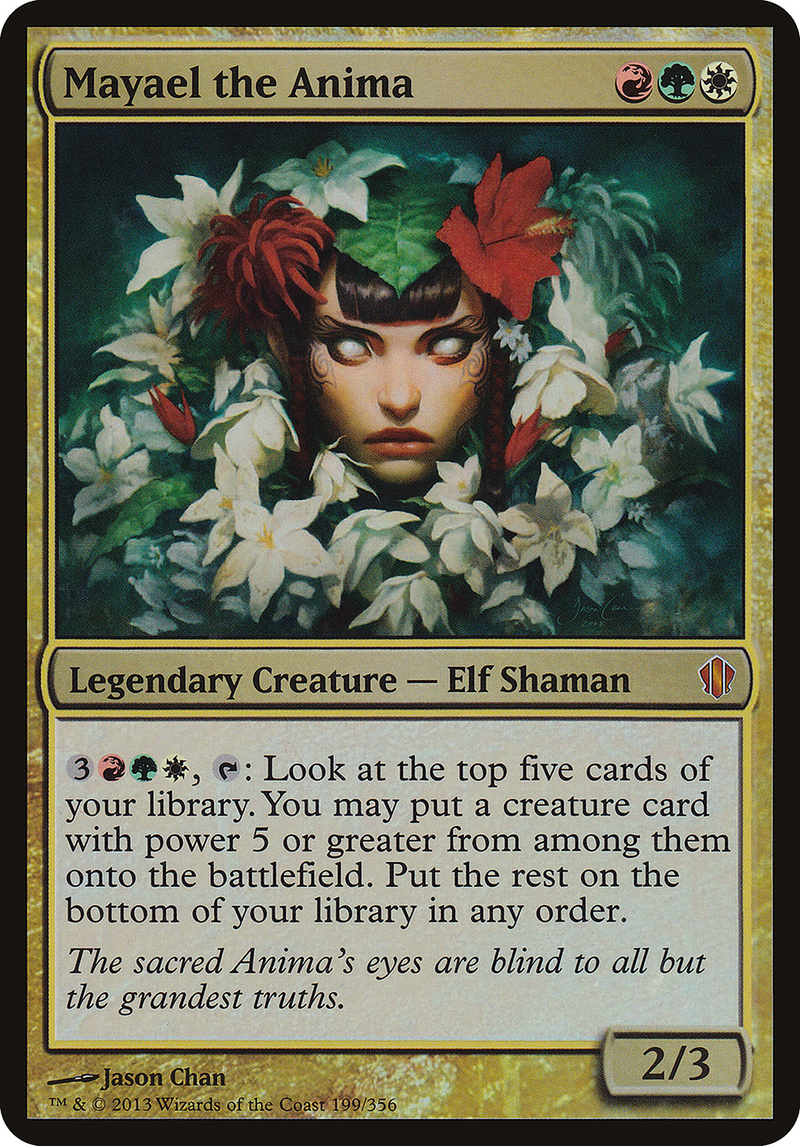 Mayael the Anima (Commander 2013) [Oversize Cards]