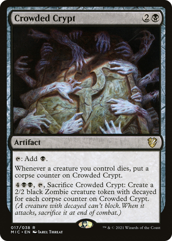 Crowded Crypt [Innistrad: Midnight Hunt Commander]