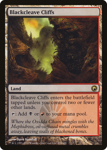 Blackcleave Cliffs [Scars of Mirrodin]