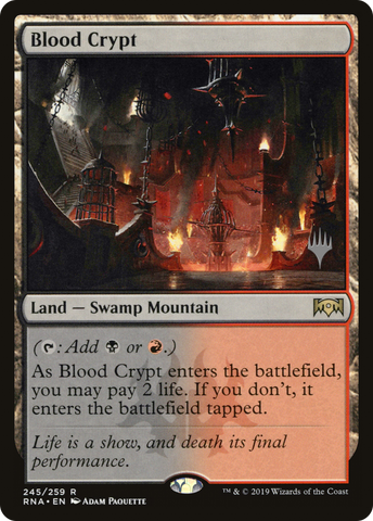 Blood Crypt (Promo Pack) [Ravnica Allegiance Promos]