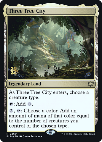 Three Tree City [Bloomburrow Prerelease Promos]