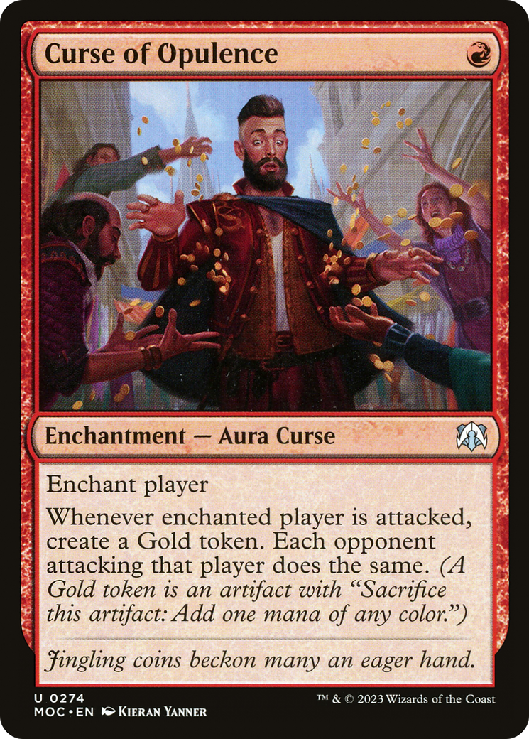 Curse of Opulence [March of the Machine Commander]