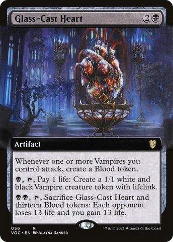 Glass-Cast Heart (Extended) [Innistrad: Crimson Vow Commander]