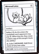 Mirrored Lotus (2021 Edition) [Mystery Booster Playtest Cards]