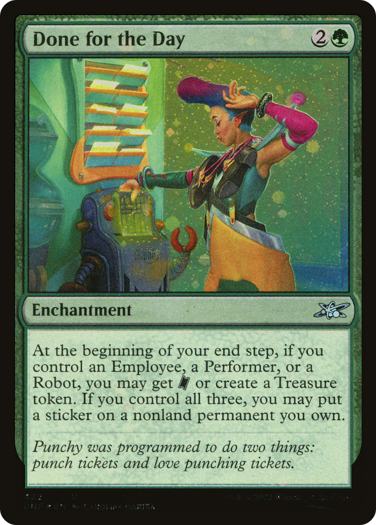 Done for the Day (Galaxy Foil) [Unfinity]