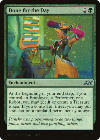 Done for the Day (Galaxy Foil) [Unfinity]