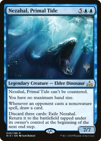 Nezahal, Primal Tide (Promo Pack) [Rivals of Ixalan Promos]
