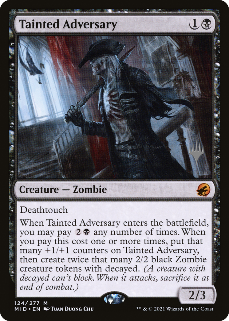 Tainted Adversary (Promo Pack) [Innistrad: Midnight Hunt Promos]
