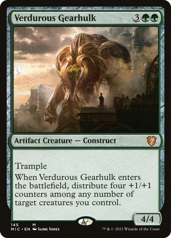 Verdurous Gearhulk [Innistrad: Midnight Hunt Commander]