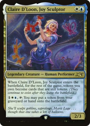 Claire D'Loon, Joy Sculptor (Galaxy Foil) [Unfinity]