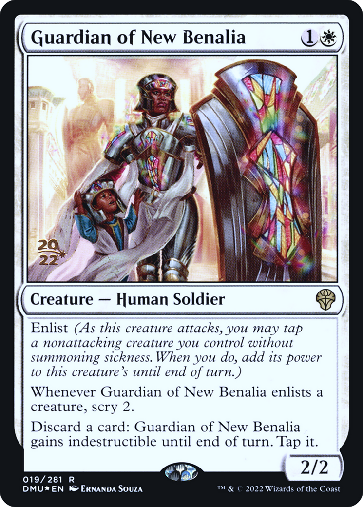 Guardian of New Benalia [Dominaria United Prerelease Promos]