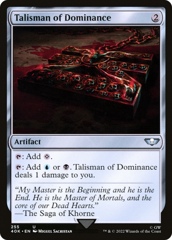 Talisman of Dominance (255) [Universes Beyond: Warhammer 40,000]