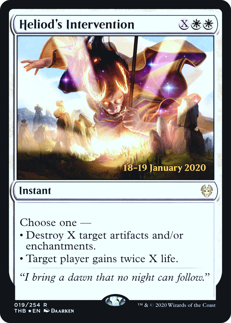 Heliod's Intervention [Theros Beyond Death Prerelease Promos]
