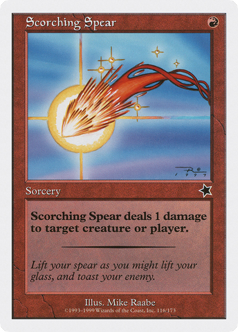 Scorching Spear [Starter 1999]