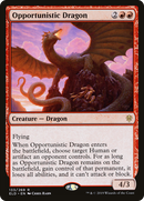 Opportunistic Dragon [Throne of Eldraine]