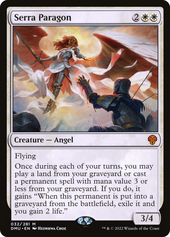 Serra Paragon (Promo Pack) [Dominaria United Promos]