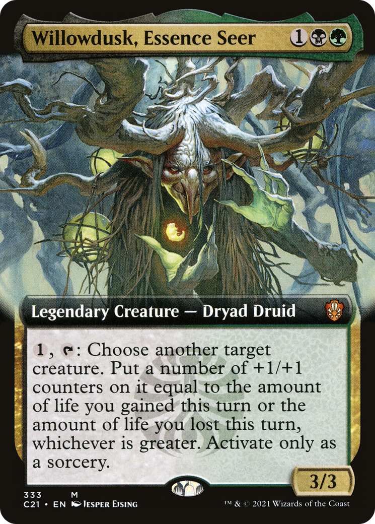 Willowdusk, Essence Seer (Extended) [Commander 2021]