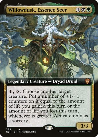 Willowdusk, Essence Seer (Extended) [Commander 2021]
