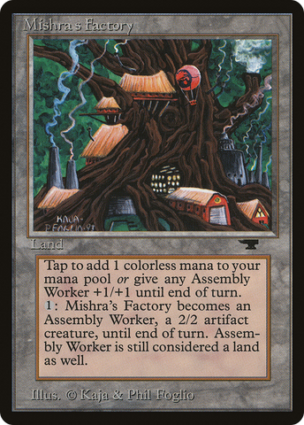 Mishra's Factory (Dark Green Background) [Antiquities]