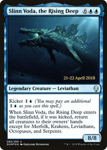 Slinn Voda, the Rising Deep  [Dominaria Prerelease Promos]