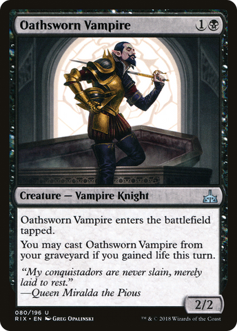 Oathsworn Vampire [Rivals of Ixalan]