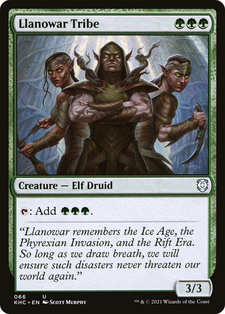 Llanowar Tribe [Kaldheim Commander]