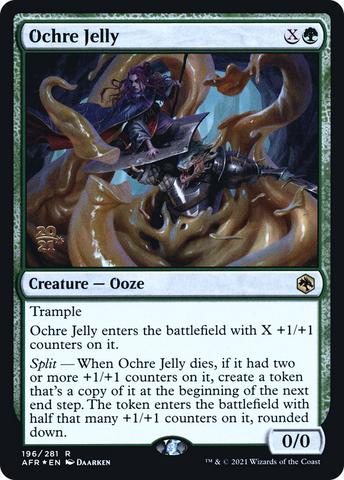 Ochre Jelly [Dungeons & Dragons: Adventures in the Forgotten Realms Prerelease Promos]