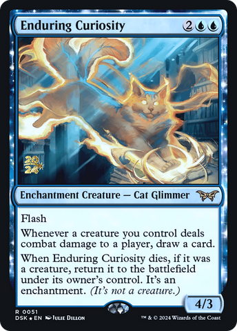 Enduring Curiosity [Duskmourn: House of Horror Prerelease Promos]