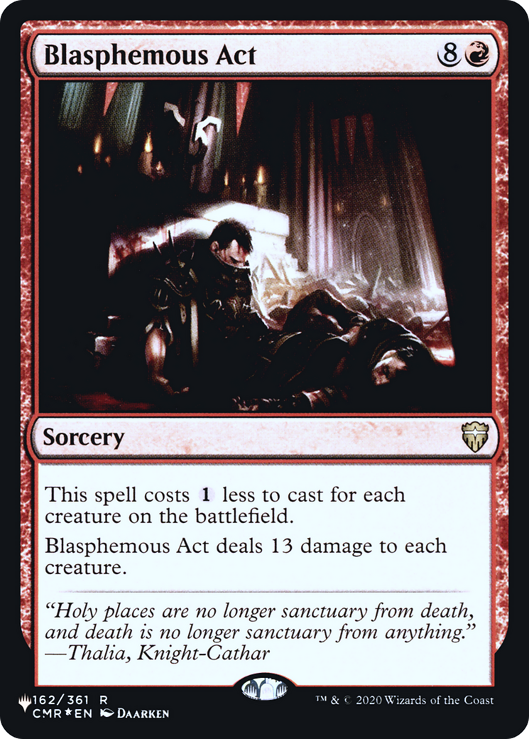 Blasphemous Act [Secret Lair: Heads I Win, Tails You Lose]
