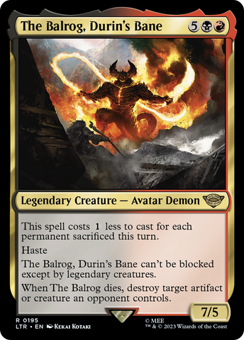 The Balrog, Durin's Bane [The Lord of the Rings: Tales of Middle-Earth]