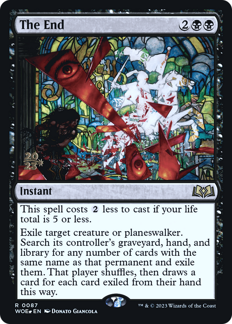 The End [Wilds of Eldraine Prerelease Promos]