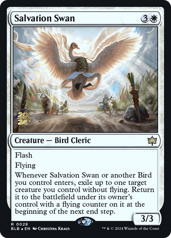 Salvation Swan [Bloomburrow Prerelease Promos]