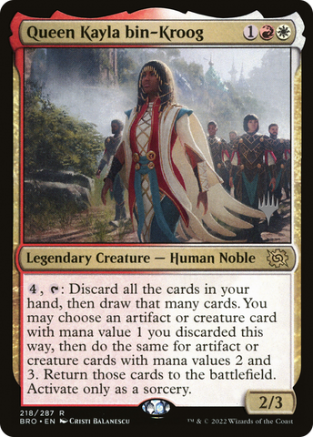 Queen Kayla bin-Kroog (Promo Pack) [The Brothers' War Promos]